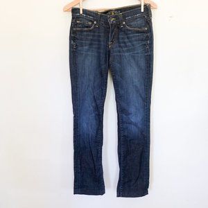 LUCKY BRAND Zoe Straight dark denim Size 2/26